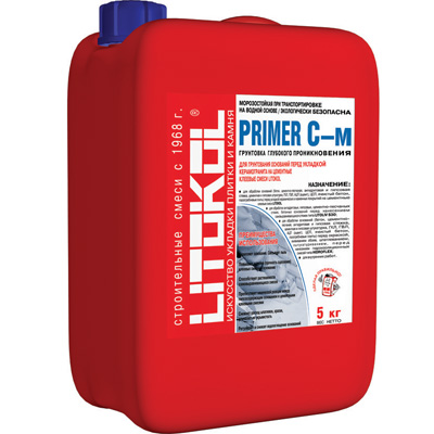 

Litokol Грунтовка Primer C-m глубокого проникновения 5кг