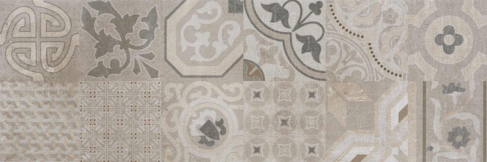 

Керамическая плитка Serra Beton 561 Decor Grey декор 30x90