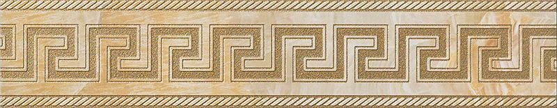 

Керамогранит Versace Marble Oro 240202 Fas. Greca Sab. бордюр 11,5x58,5