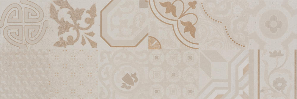 

Керамическая плитка Serra Beton 561 Decor Cream декор 30x90
