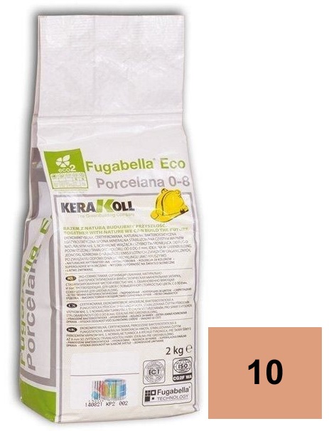 

Затирка Kerakoll Fugabella Eco Porcelana цементная 10 Terracotta 2кг