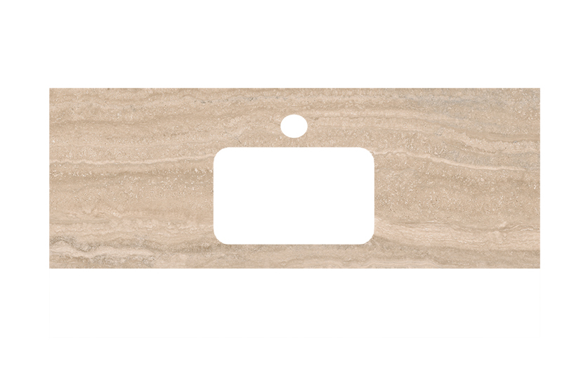 

Столешница для раковин, встраиваемых сверху Риальто Kerama Marazzi 120 PL2.SG560400R\120 песочный