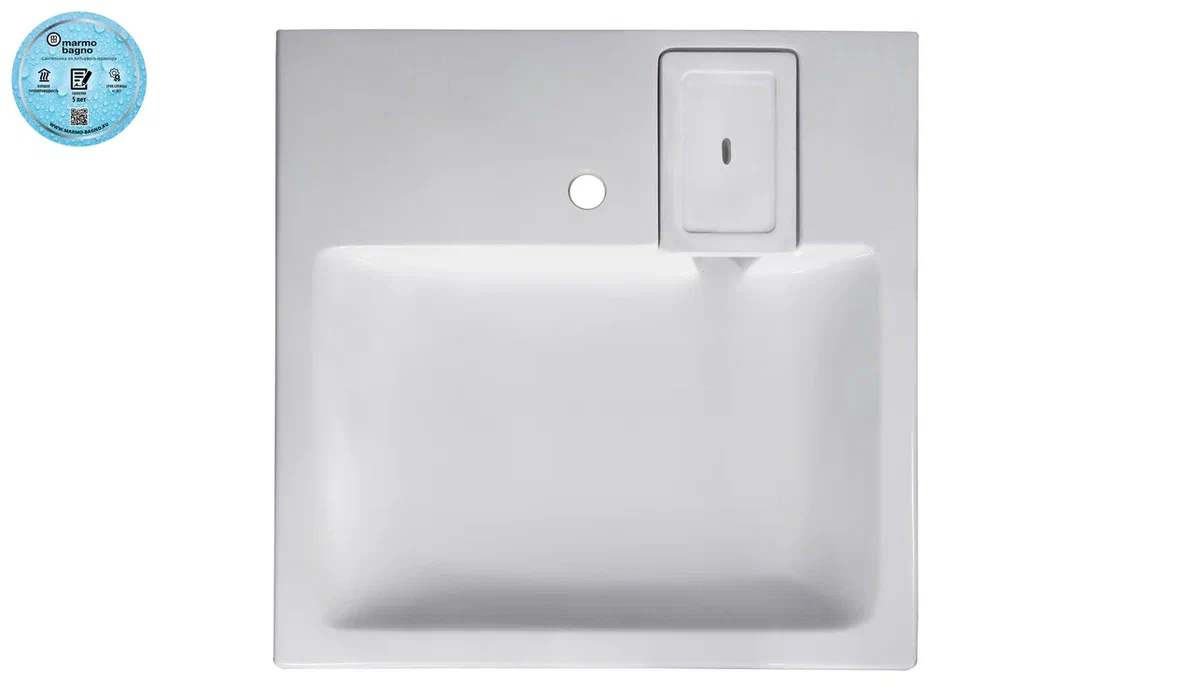 Раковина над стиральной машиной Marmo Bagno Дельта 60 MB-DL60-60