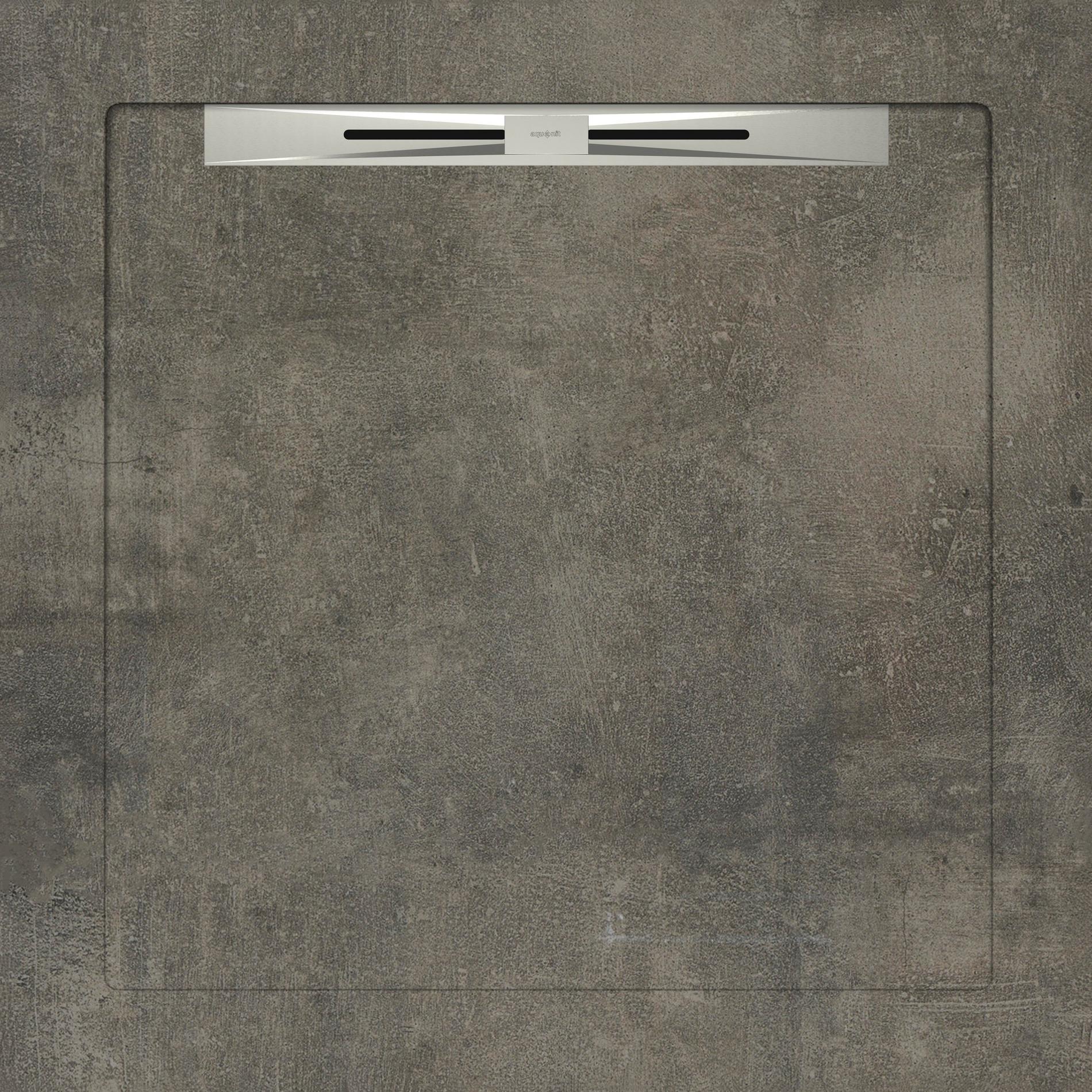 

Душевые поддоны Aquanit Beton Anthracite Slope Line 80x80