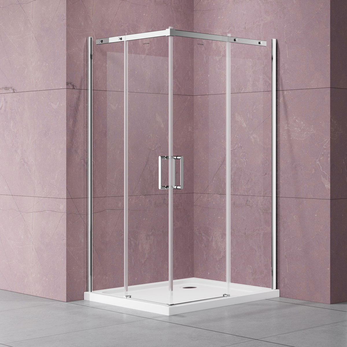 Душевой уголок Vincea Dice 2000x900x900 хром VSS-4D900CL