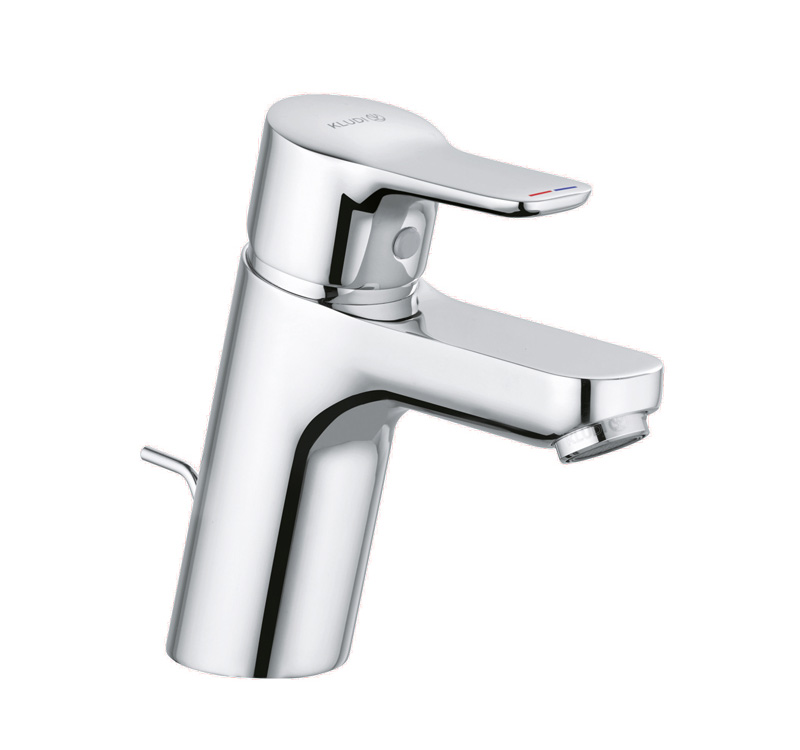 

Смеситель для раковины Kludi Pure&Easy с донным клапаном хром 372820565