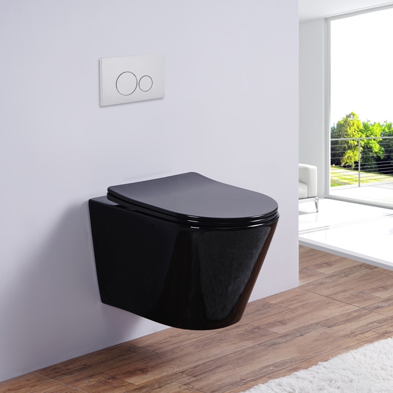 

Унитаз подвесной ESBANO CLAVEL с сиденьем Microlift CLAVEL (Black)