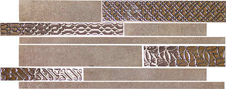 

Керамическая плитка Naxos Mos. Raku Brick Copper 100997 мозаика 25,9x60,2