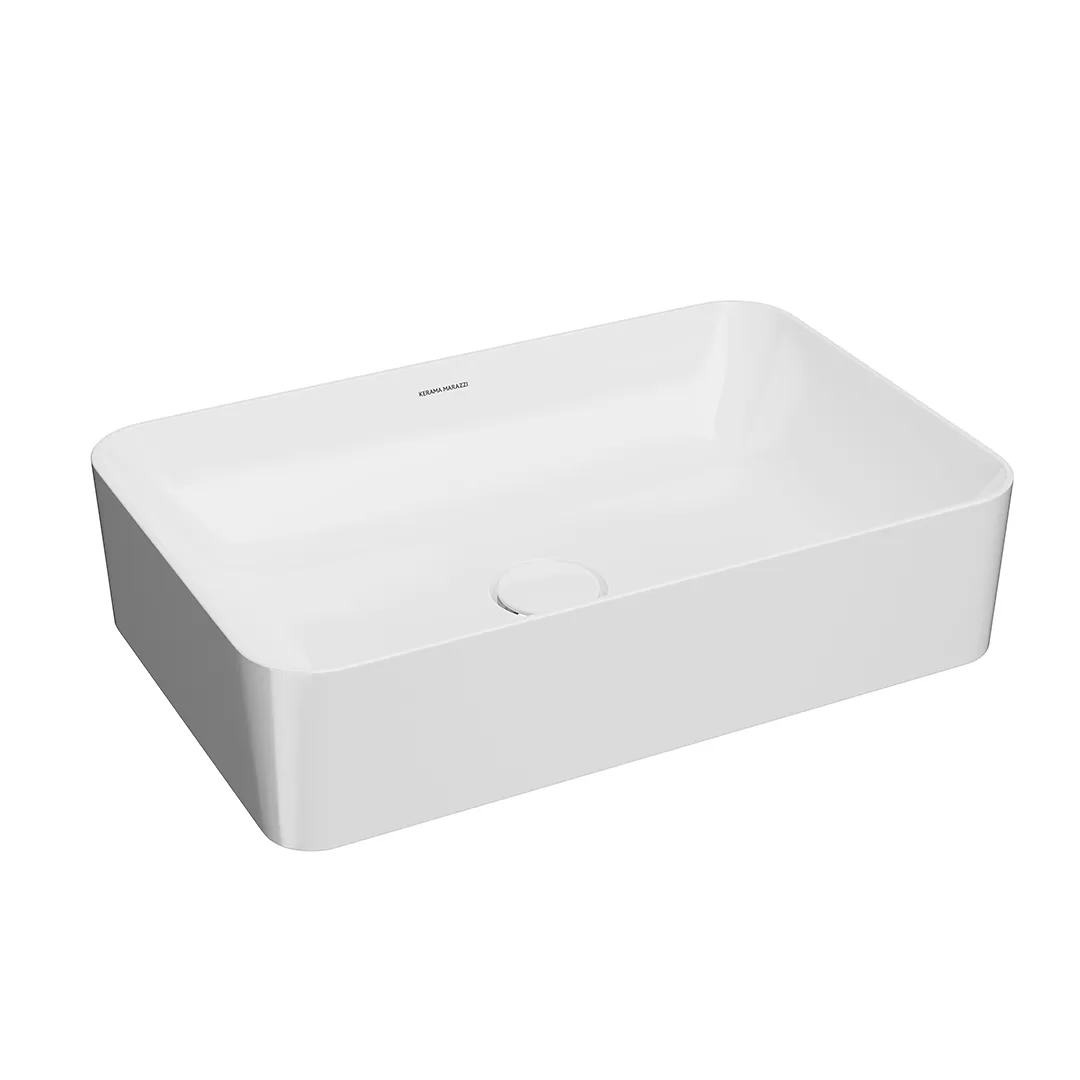 Раковина мебельная Kerama Marazzi Plaza 55 белый глянец PLR.wb.55q