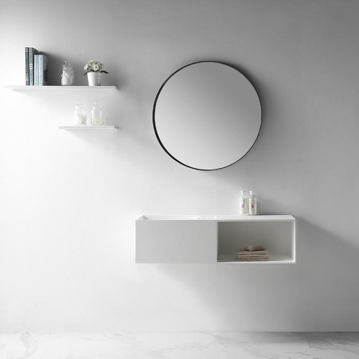 

Раковина NT Bathroom Modena Left 1100x400 из искусственного камня NT504