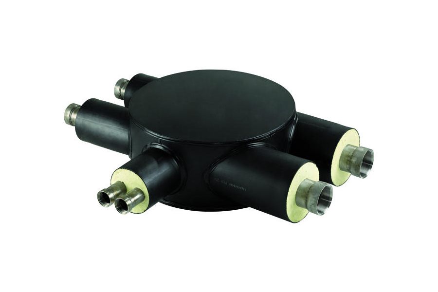 

Uponor Ecoflex тройник теплоизолированный Twin left G4/250-G3/200-2XG2/200