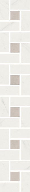 

Керамическая плитка Kerama Marazzi Борсари Бордюр мозаичный SG189/001 50,2х8,1