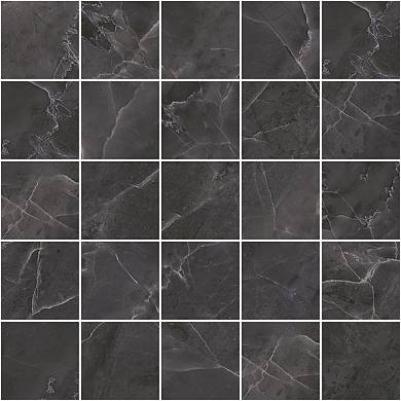 

Керамическая плитка Laparet Olimpus Декор мозаичный чёрный MM34038 25х25