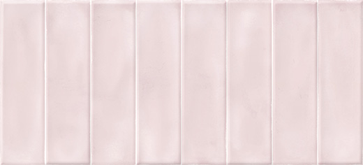 

Керамическая плитка Cersanit Pudra кирпич рельеф розовый (PDG074D) 20x44