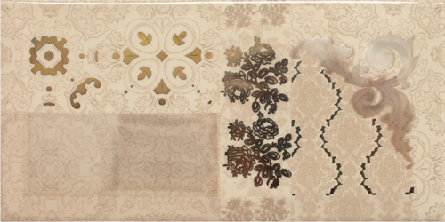 

Керамическая плитка Absolut Keramika Monocolor Decor Flores Beige Декор 10x20