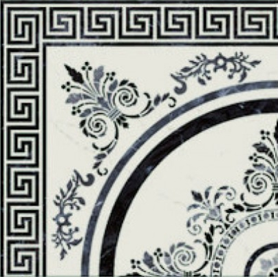 

Керамическая плитка Click Ceramica Estatuario Roseton напольная 45х45
