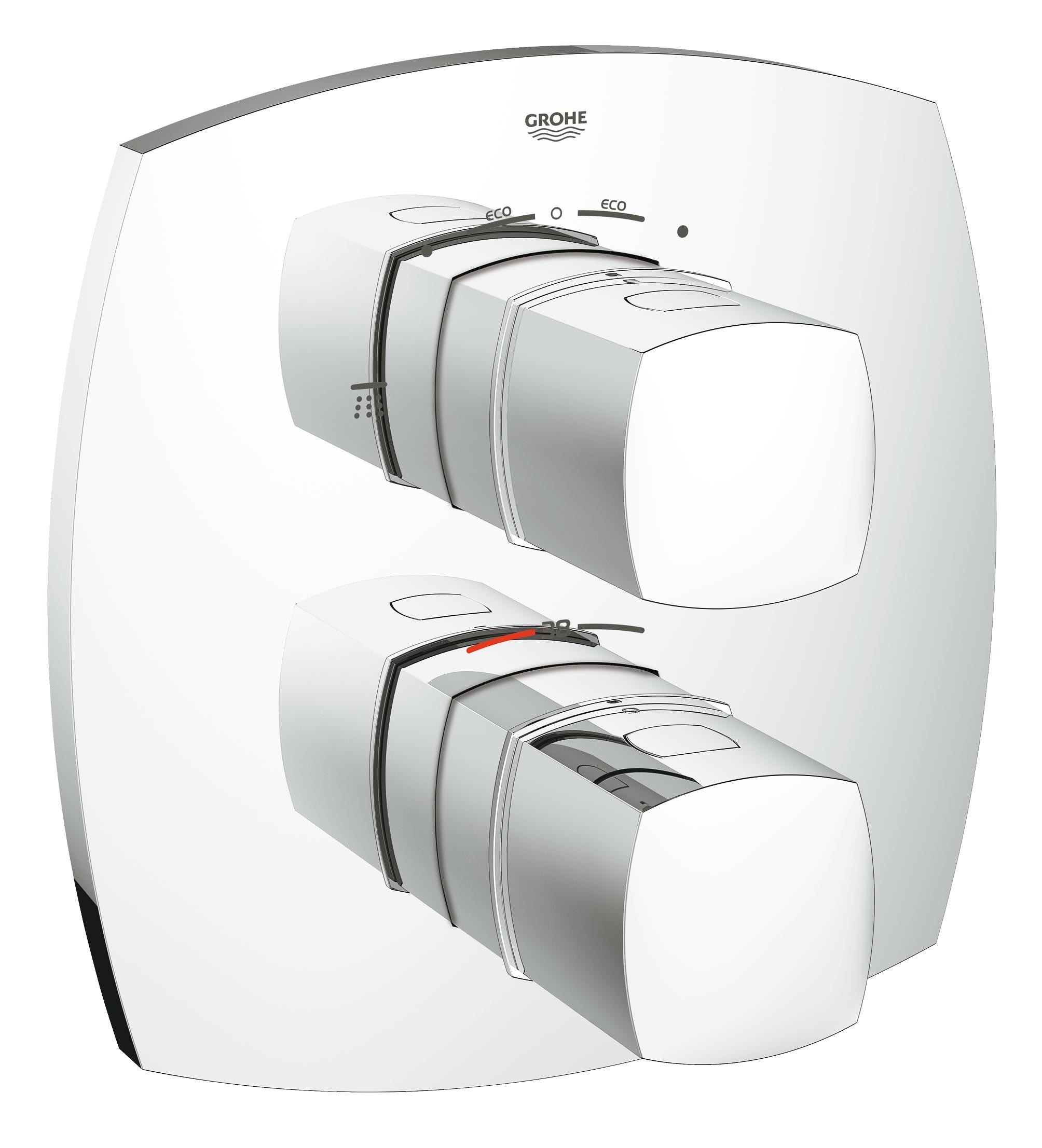 

Термостат скрытого монтажа для душа Grohe Grandera (внешняя часть) 19937000