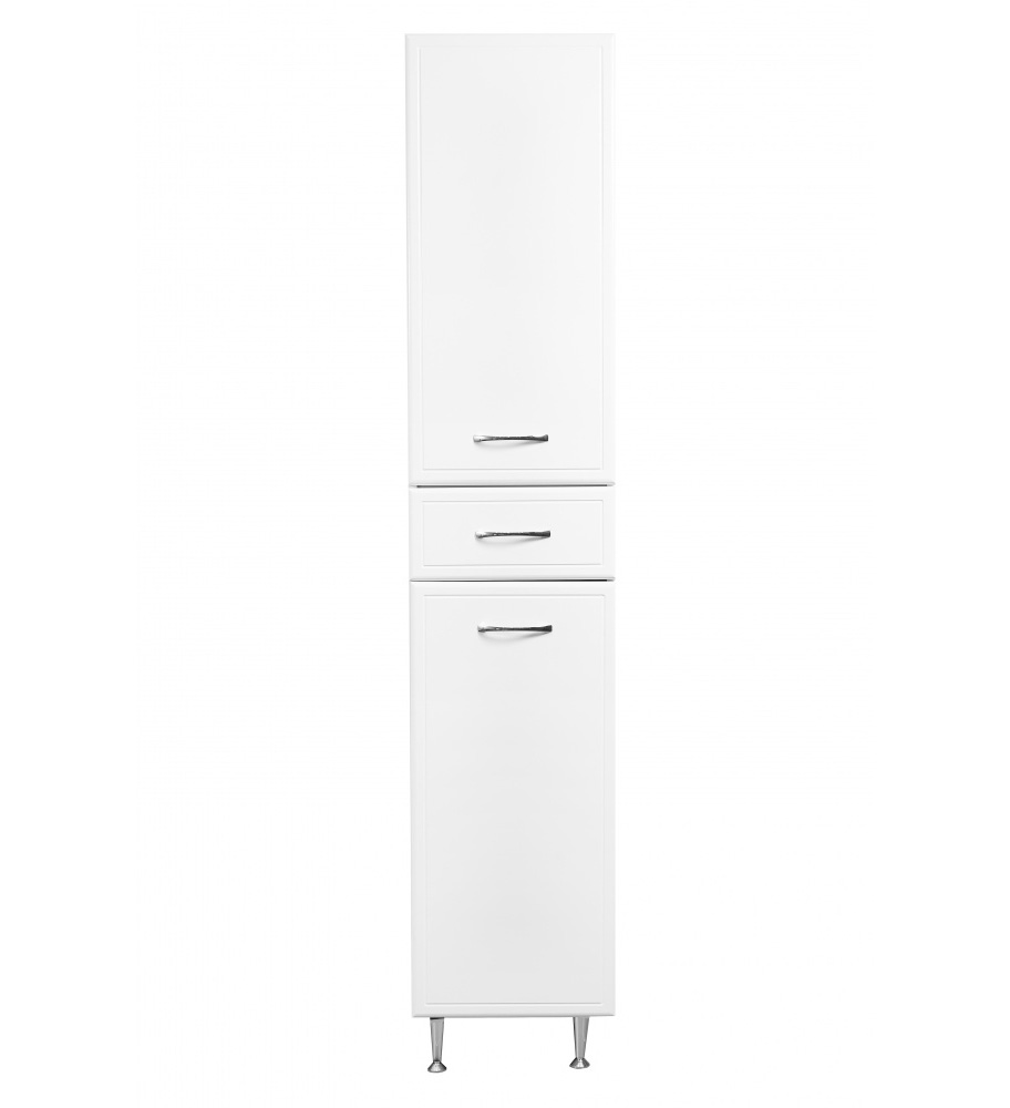 

Шкаф-колонна Stella Polar Концепт 36 напольный с корзиной белый SP-00000146
