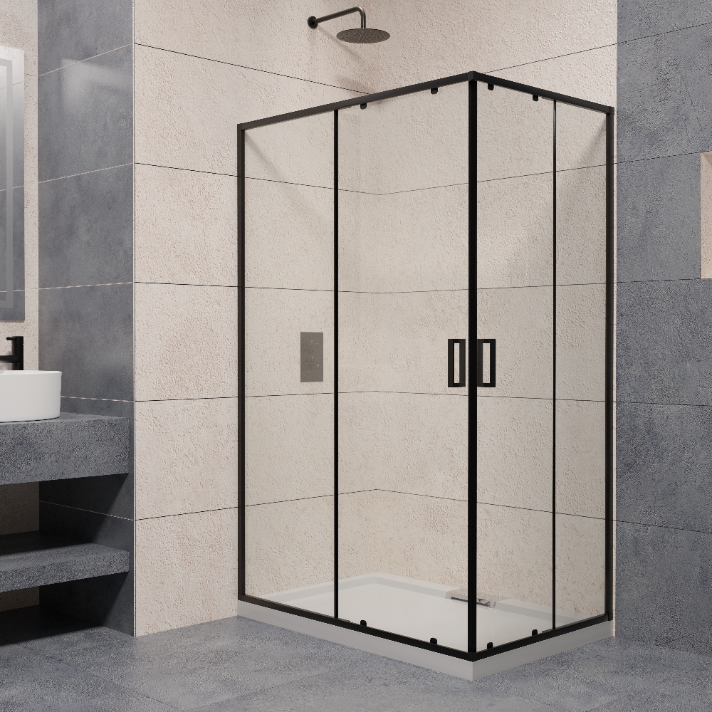 Душевой уголок RGW Passage PA-040B 1950x900x1000 черный 350804090-14