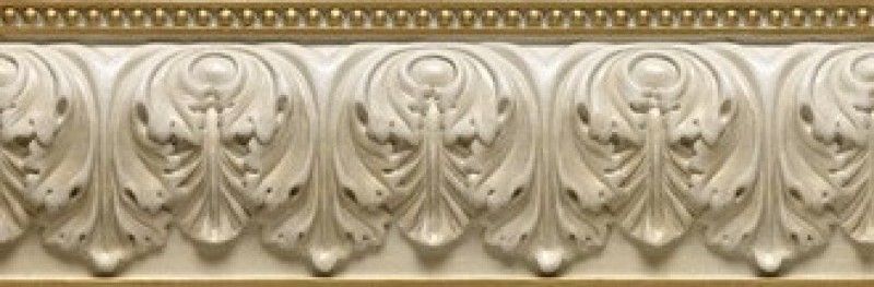 

Керамическая плитка Navarti Daino Royal Cen. Versalles Crema Бордюр 10x33