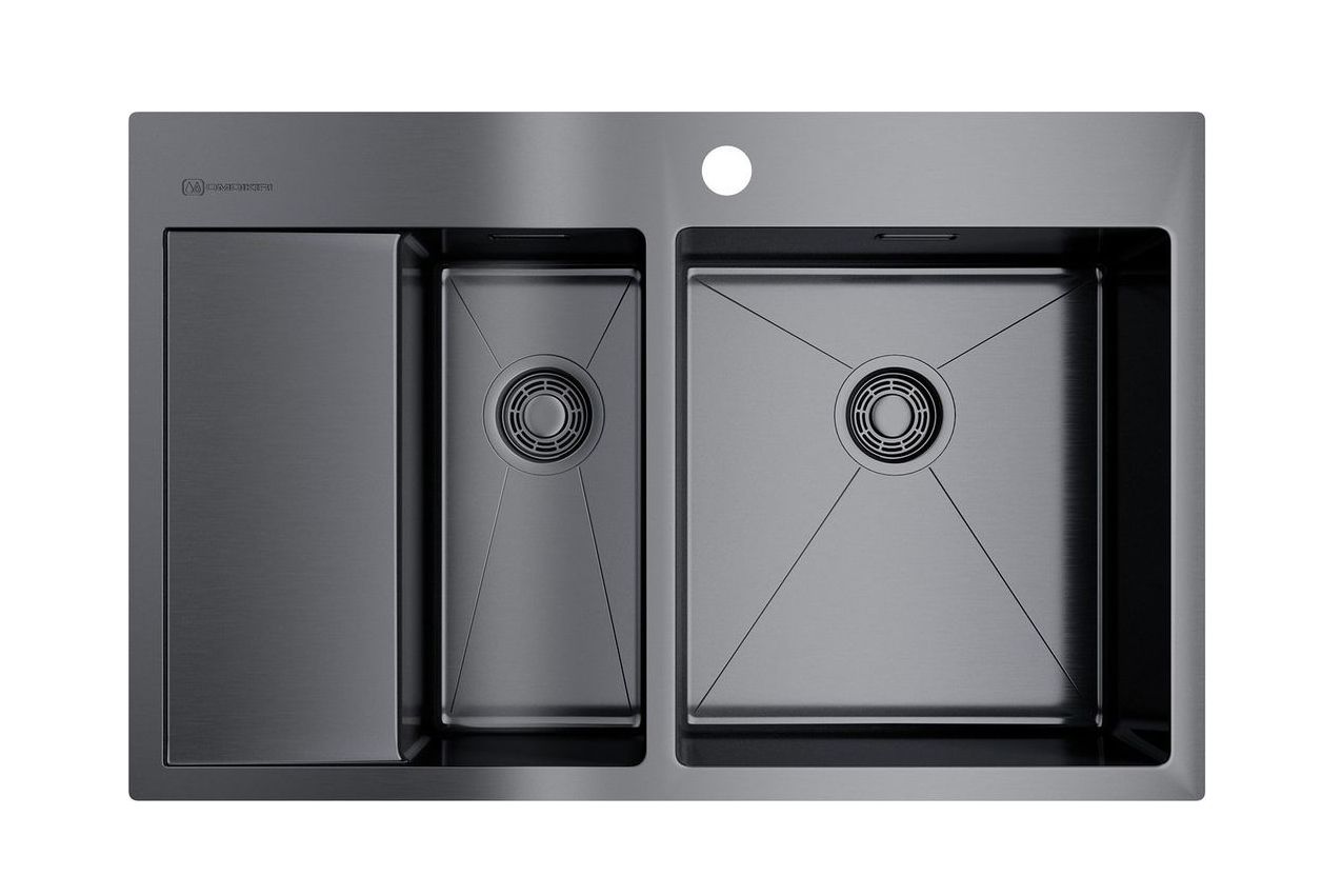 

Мойка для кухни Omoikiri Akisame 78-2-GM-R 4973102