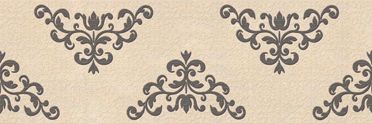 

Керамическая плитка Plaza Eros Decor Brad Botticino декор 30х90