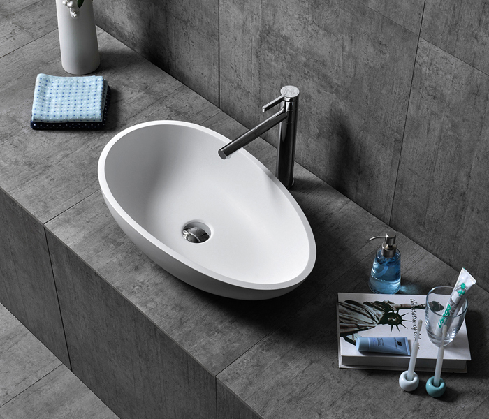 

Раковина накладная NT Bathroom Napoli 600x350 из искусственного камня NT404