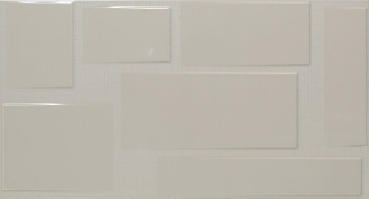 

Керамическая плитка Fanal Blocks Relieve Gris настенная 32,5x60
