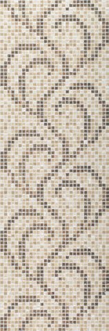 

Керамическая плитка Newker Puls Rev. Base Mosaico Climber Brown настенная 29,5x90