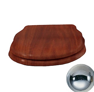 

Сиденье для унитаза Cezares Boheme с механизмом Microlift, материал: дерево, петли хром CZR-T-012W-S-CR