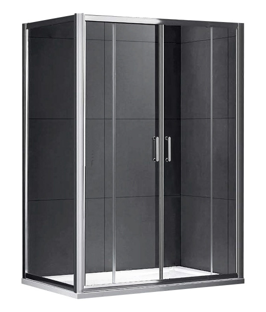 Душевой уголок GEMY 1900x1400x1000 полированный хром S30192E-A100
