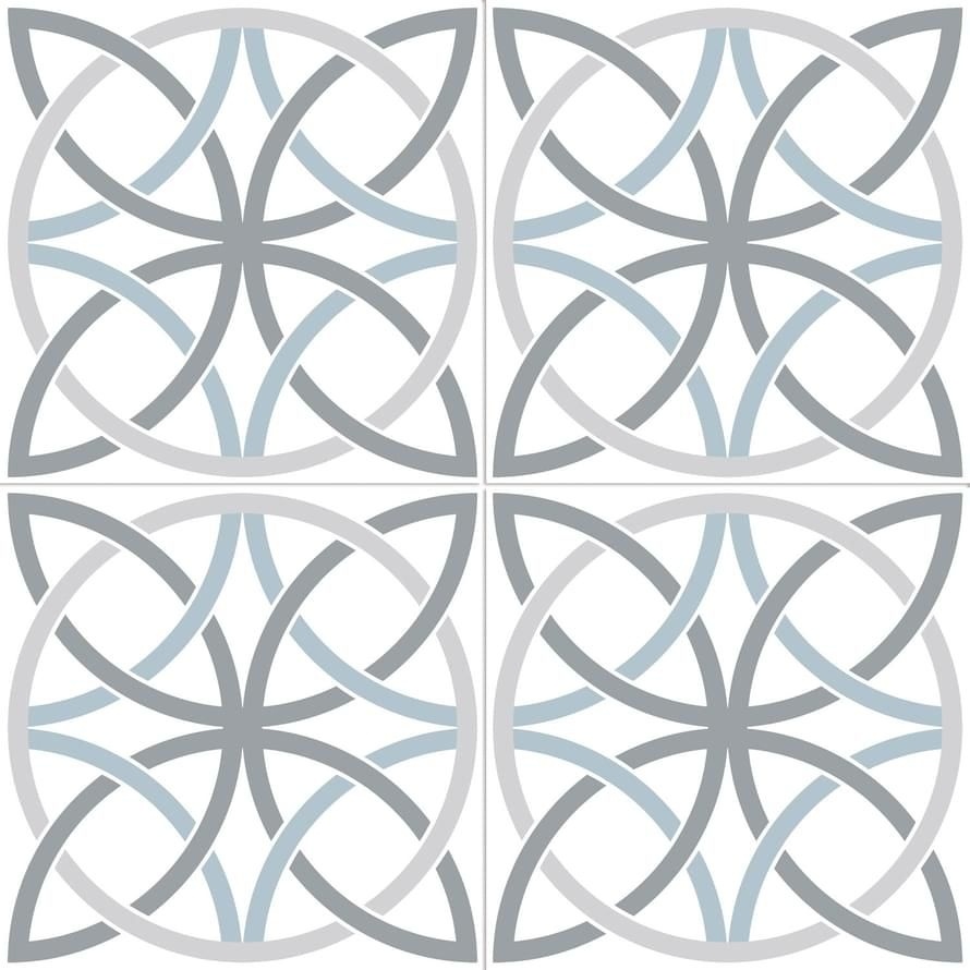 Керамогранит Niceker Chic Bosham White 44,5x44,5