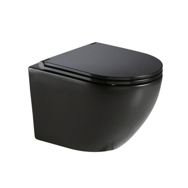 

Унитаз подвесной ESBANO с сиденьем Microlift ESTENA (Matt Black)
