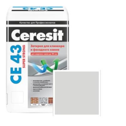 

Затирка Ceresit СЕ 43/25 Super Strong высокопрочная Дымчато-белая 02 (25 кг)