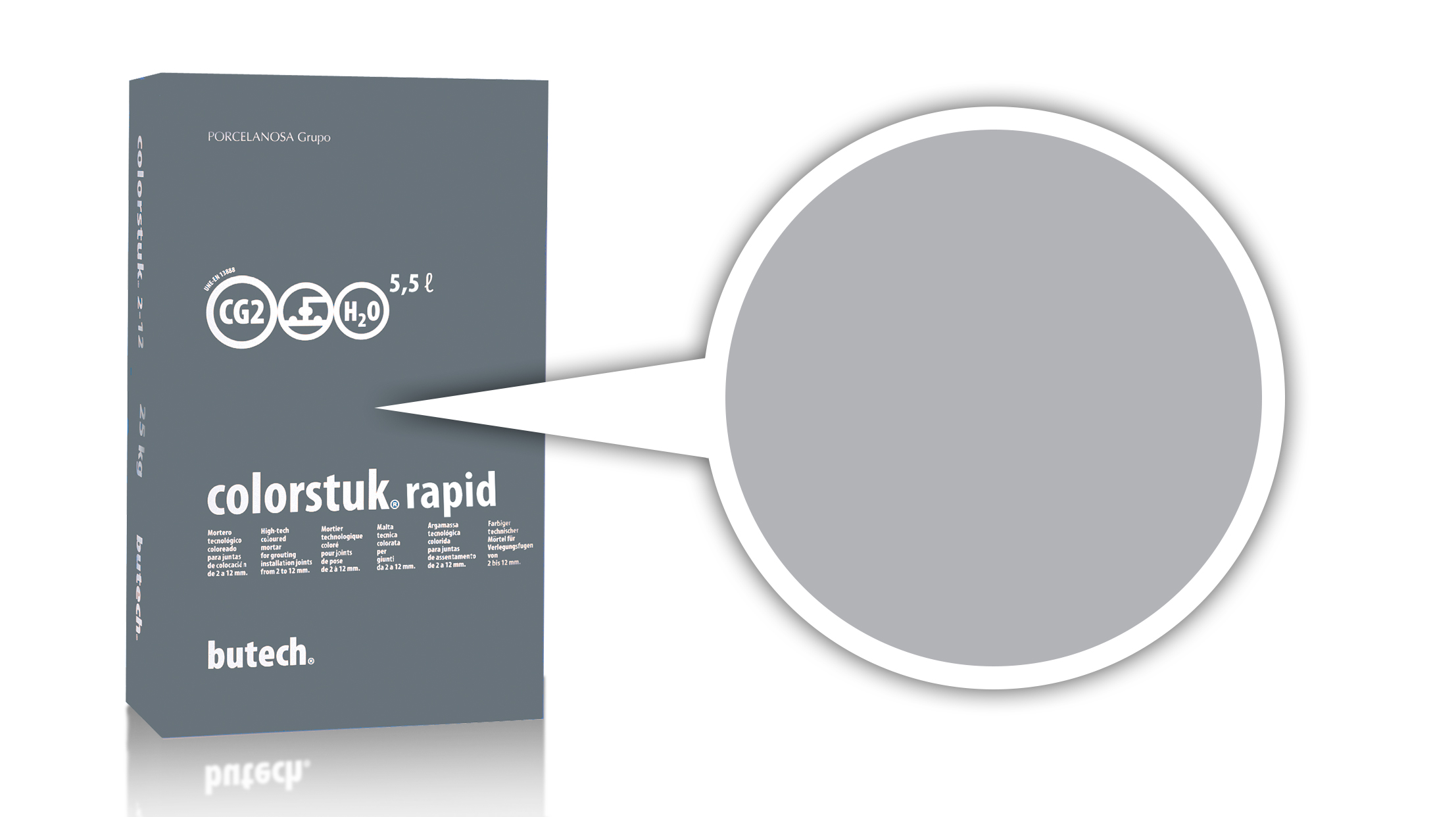 

Затирка Butech Colorstuk Rapid N Gris (5 кг)