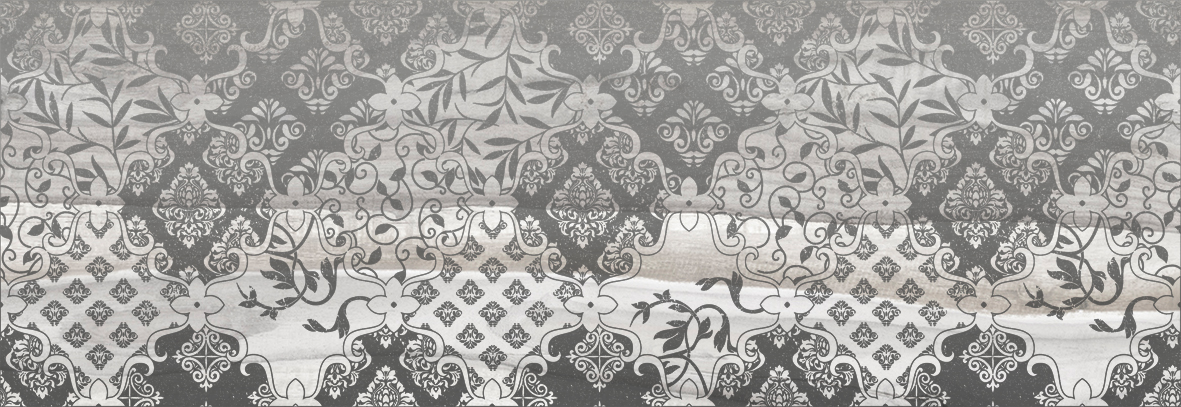 

Керамическая плитка Laparet Grace Fancy Декор серый 20х60
