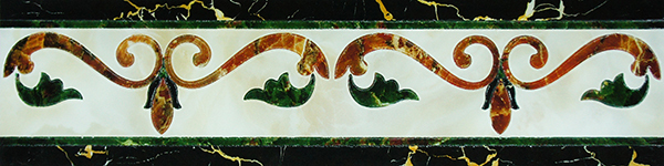 

Керамогранит Infinity Ceramic Tiles Castello Fronzola Crema Cenefa Бордюр 15х60