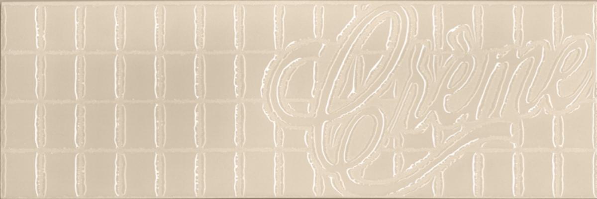

Керамическая плитка Absolut Keramika Decor Crema Creme декор 10х30