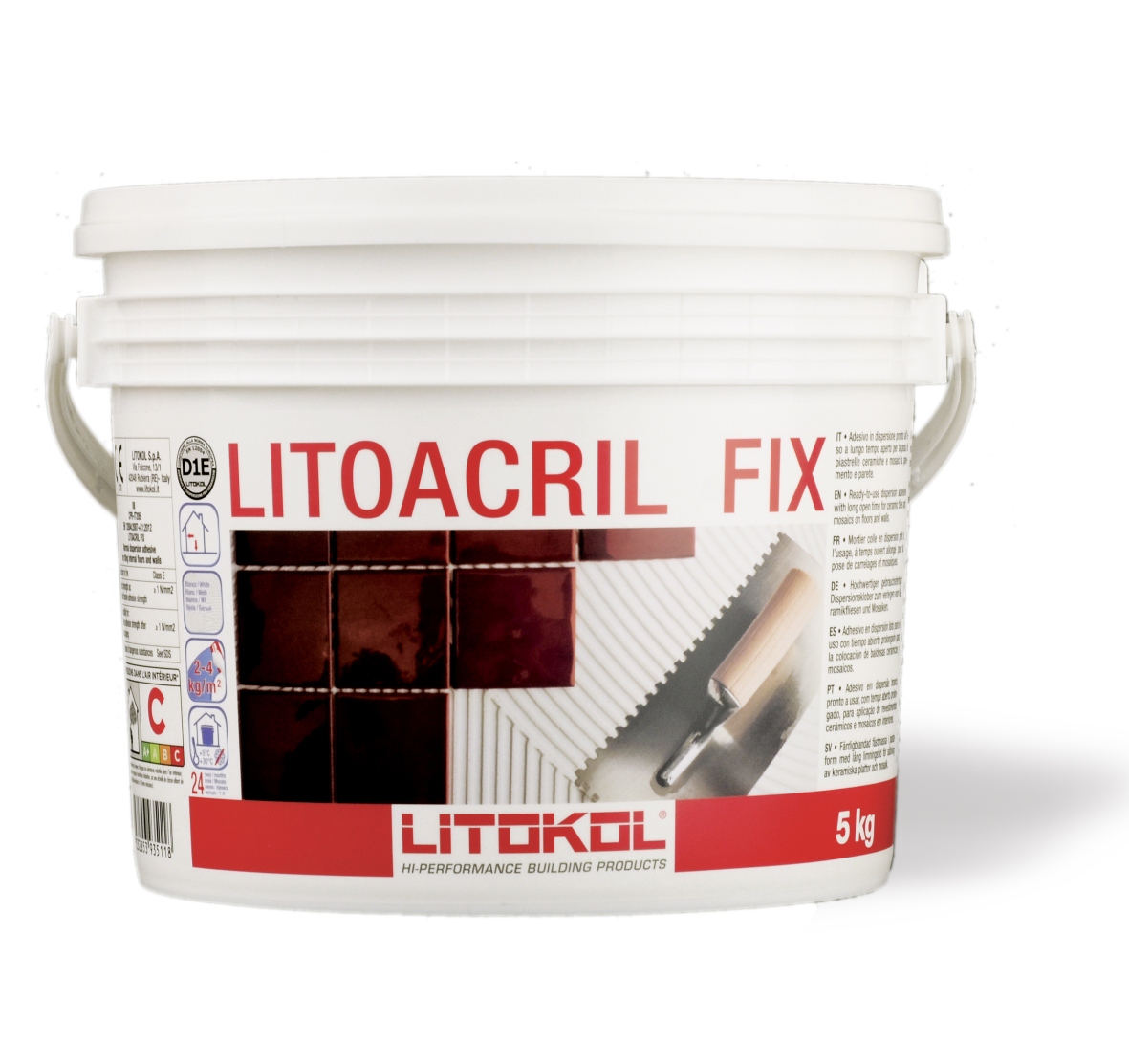 

Клей Litokol Litoacril Fix белый 5кг