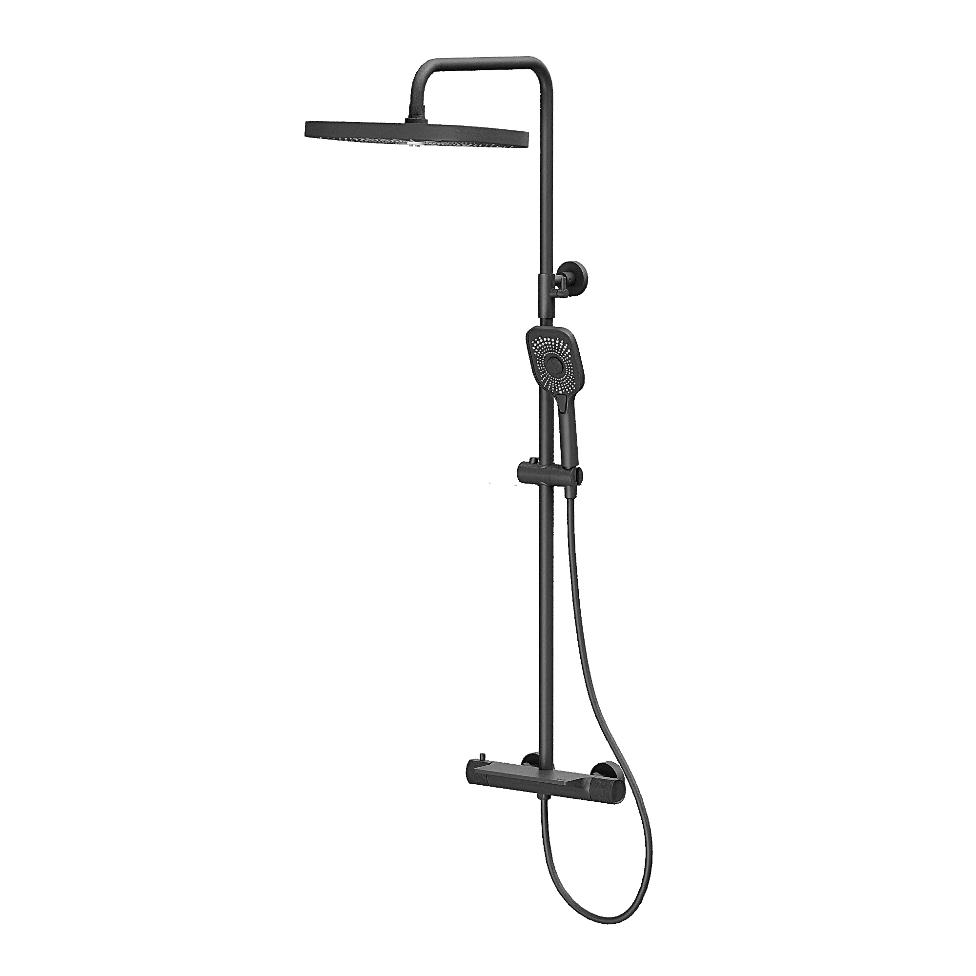 Душевая система Kohr THERMOSTATIC SUN с термостатом черный 1WN180300DB-0000A