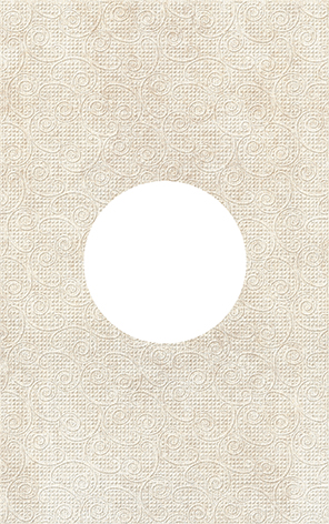 

Керамическая плитка Ceramica Classic Galatia Декор круг d12 25x40