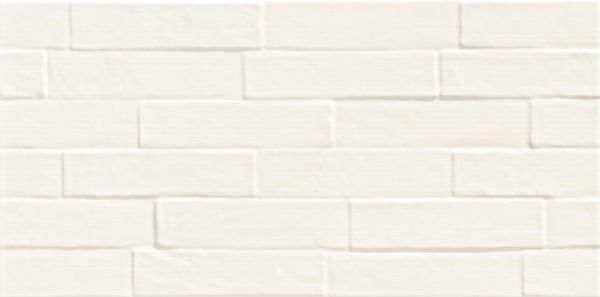 

Керамическая плитка Piemme Satin 39760 Bianco Brick настенная 31x62,2