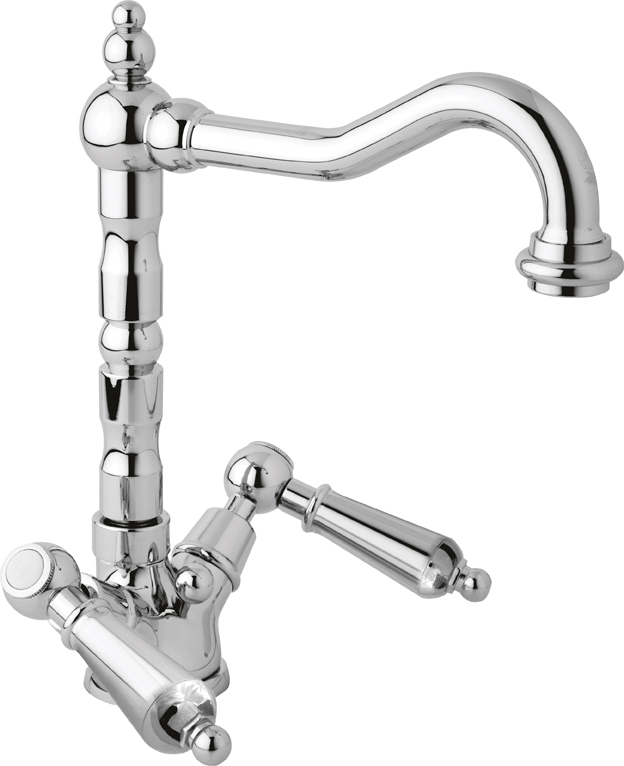 

Смеситель для раковины Cezares First хром, ручка металл FIRST-LS2-01-M