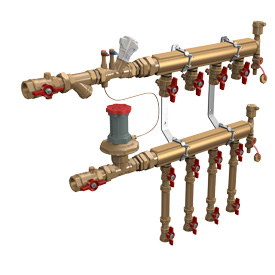 Giacomini Узел коллекторный тип В-2, 1"x1/2"/2 GE553Y122
