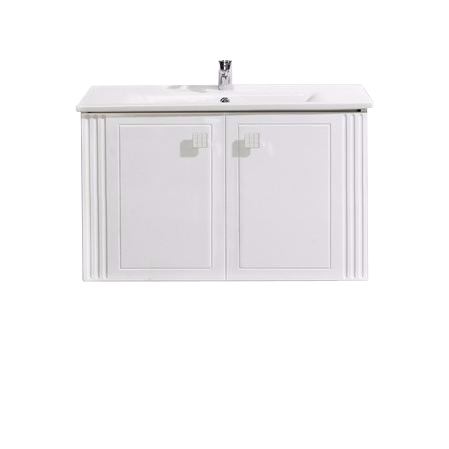 

База под раковину BelBagno ATRIA 860 с распашными дверцами Bianco Lucido