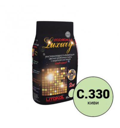 

Затирка Litokol цементная Litochrom 1-6 Luxury C.330 Киви 2кг