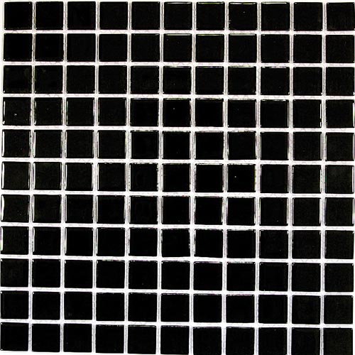 

Стеклянная Мозаика Bonaparte Black glass (4x25x25) 30x30