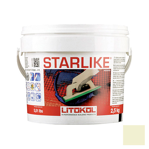 

Затирка Litokol эпоксидная Litochrom Starlike C.520 Слоновая Кость 2,5кг