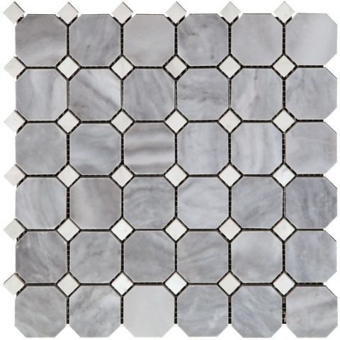 

Каменная мозаика Natural Octagon M033+M001-BP (4,8x4,8+1,5x1,5) 30,5х30,5