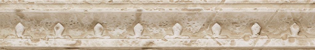 

Керамическая плитка Saloni Tivoli Cornisa Blason Crema бордюр 5x31